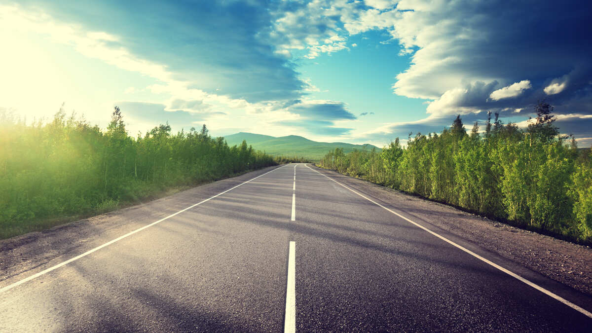 Open Road in Summer