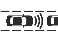 Forward Collision Sensor Icon