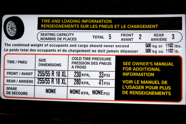 Tire Land Loading Info Guide