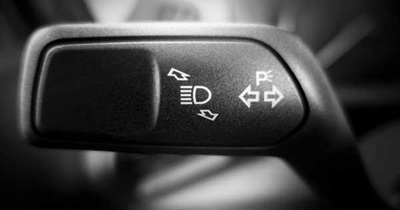 Car turn signal lever